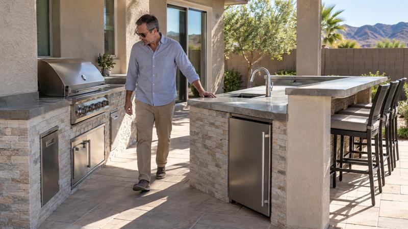 Outdoor Kitchen Planning Guide for Las Vegas Homes